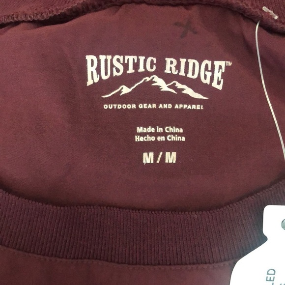 NWT rustic ridge burgundy quick dry dress - Picture 4 of 6